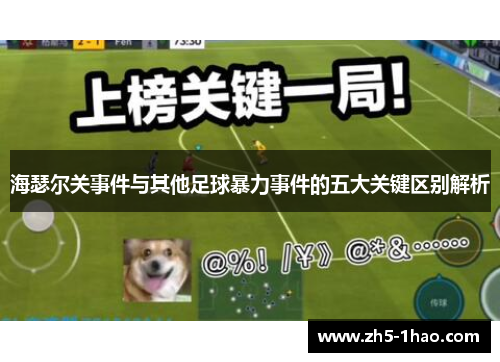 海瑟尔关事件与其他足球暴力事件的五大关键区别解析 海瑟尔关事件与其他足球暴力事件的五大关键区别解析